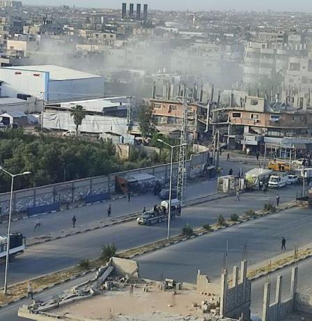 شهيد ومصابون بقصف في مخيم النصيرات وسط قطاع غزة