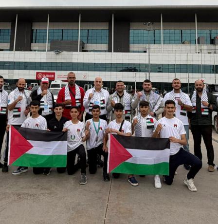 6 ميداليات فضية حصيلة فلسطين في بطولة كأس العالم للكيك بوكسينغ
