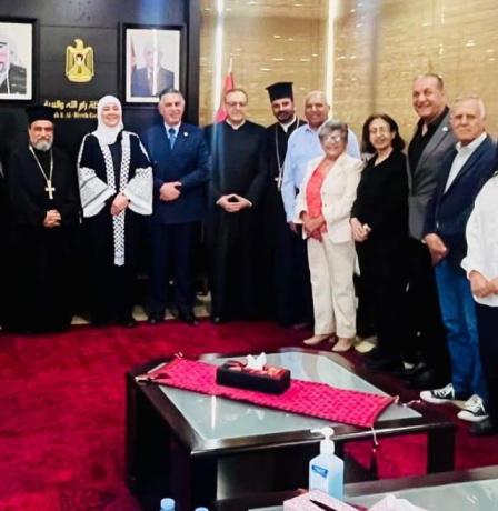غنام: فلسطين ستبقى أرض التآخي والمحبة بين المسلمين والمسيحيين