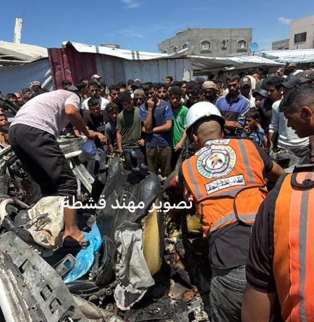 شهداء وجرحى في قصف إسرائيلي استهدف مركبة غرب خان يونس