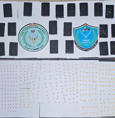 الشرطة تضبط كميات من المواد المخدرة في طولكرم