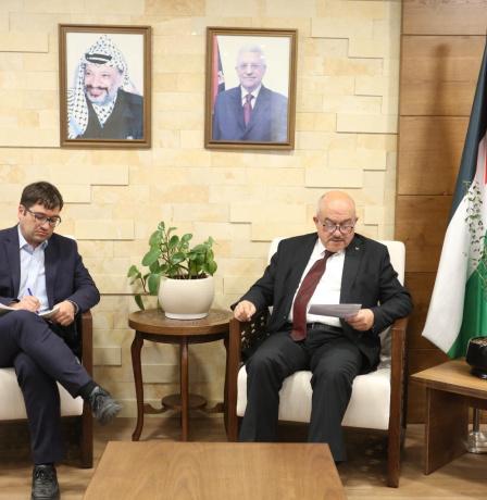 حجاوي يؤكد أهمية الدعم الألماني لقطاع الحكم المحلي ويدعو لتوسيع مجالاته