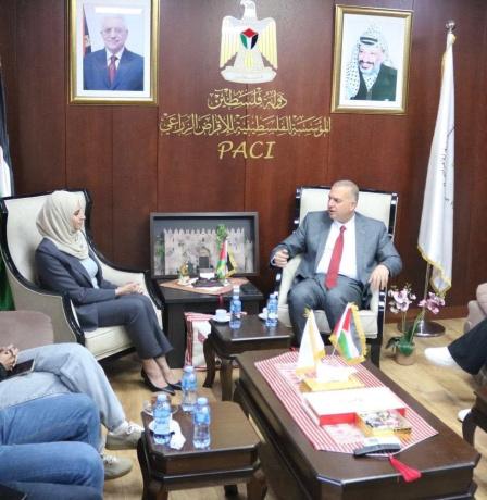 المؤسسة الفلسطينية تستقبل المكتب الحركي لوزارة الاتصالات وتكنولوجيا المعلومات