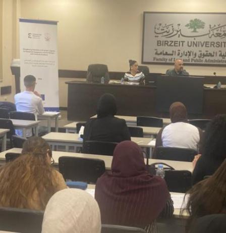 جمعية المرأة العاملة تنظّم ورشة حول حرية الرأي والتعبير في جامعة بيرزيت