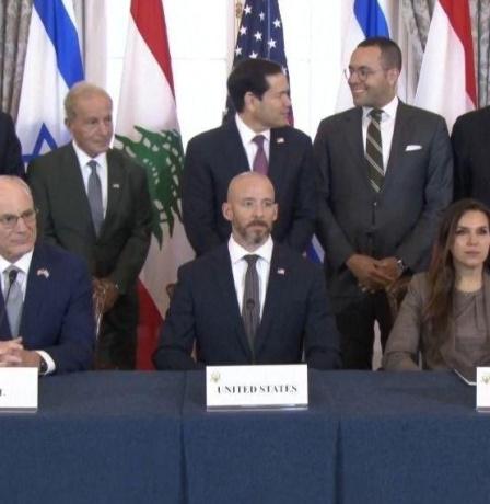 لبنان وإسرائيل يوقعان على اتفاق إطاري برعاية أمريكية
