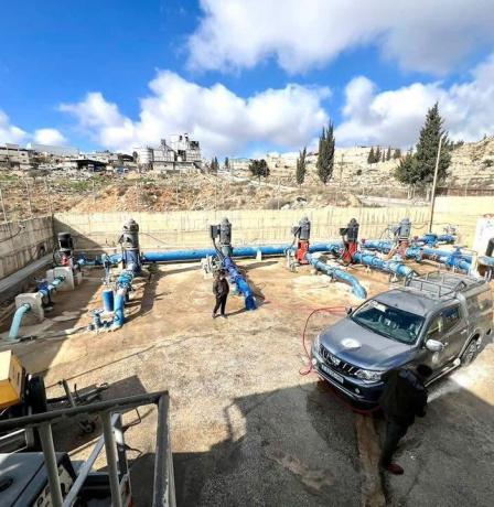 مصلحة مياه القدس تعلن استئناف ضخ المياه تدريجيا إلى محطة رام الله