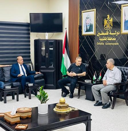 قلقيلية: المحافظ يلتقي مستشار التخطيط لدى الهيئات المحلية في الداخل الفلسطيني