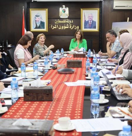 وزارة شؤون المرأة وسكرتاريا تنسيق المساعدات (LACS) يعقدان لقاءً لاستعراض البرامج والمشاريع الدولية ولتنسيق التدخلات المستقبلية