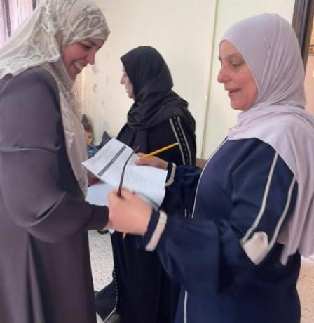 جمعية المرأة العاملة تنفذ تدريبًا حول بناء شبكات الدعم المجتمعية للنساء في الخضر جنوب بيت لحم