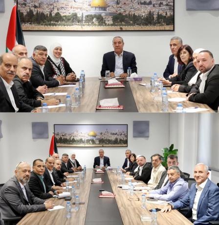 الشيخ يلتقي فعاليات ومؤسسات محافظة نابلس
