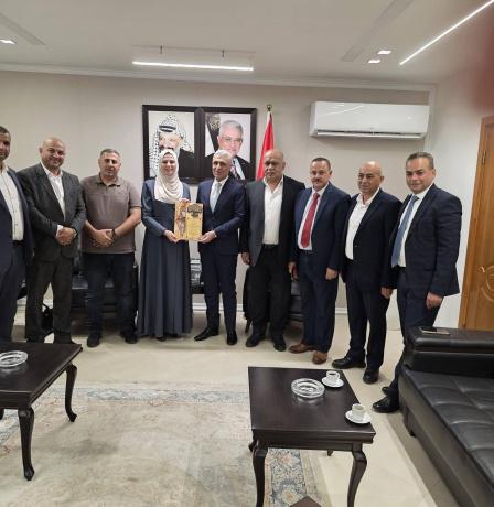 الشؤون المدنية ومجلس إدارة النفايات يبحثان إزالة معيقات مشروع المكب الصحي المركزي في رام الله والبيرة