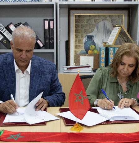 بدعم مغربي: اتفاقيتان لإنشاء مركز تدريب مهني وتطوير المكتبة الصوتية للمكفوفين بالقدس