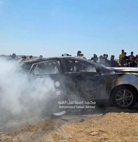 شهيدان وجرحى في غارة استهدفت مركبة بمنطقة الزهراء