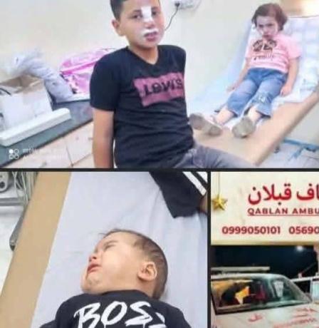 إصابة أفراد عائلة بالاختناق إثر اعتداء مستوطنين قرب بلدة عقربا