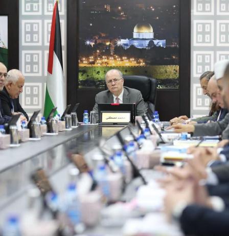 قرارات مجلس الوزراء الفلسطيني في جلسته الأسبوعية اليوم