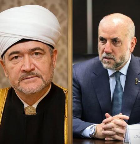 الهباش ومفتي روسيا يبحثان تصاعد العدوان الإسرائيلي على الشعب الفلسطيني