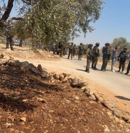 الاحتلال يعتدي على مواطنين في بيت فوريك شرق نابلس