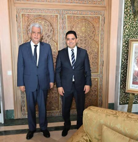 وداع سفير فلسطين لدى المغرب بمناسبة انتهاء مهامه الدبلوماسية