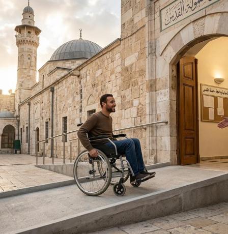 نحو مساجد شمولية دامجة.. كيف نجعل مساجدنا أكثر تهيئةً واحتواءً لذوي الإعاقة؟