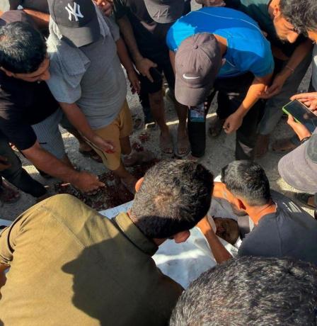 شهيدان ومصابون بغارة إسرائيلية شمال مدينة غزة (فيديو وصورة)