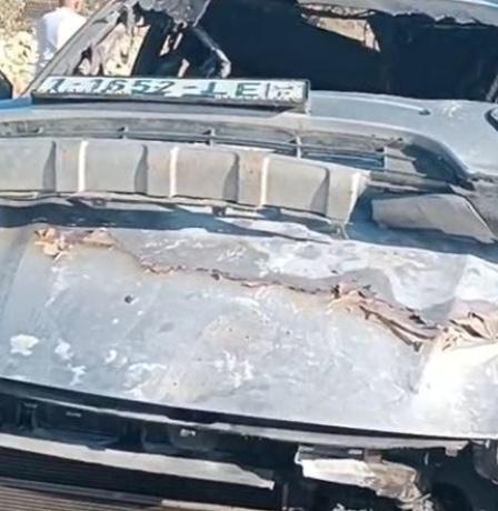 مستوطنون يحرقون مركبة ويحاولون اختطاف طفل في بيت أمر