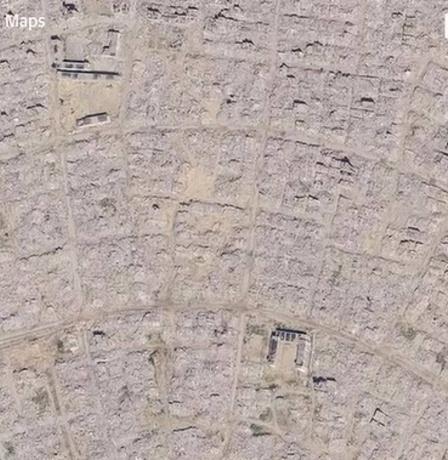 صور جديدة من خرائط غوغل تكشف حجم الدمار الهائل في غزة