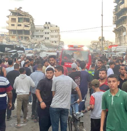 شهيد بقصف الاحتلال على شارع الجلاء بمدينة غزة