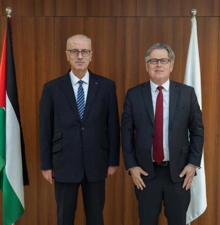 الحمدلله يستقبل القنصل الفرنسي ويبحث مستجدات العملية الانتخابية