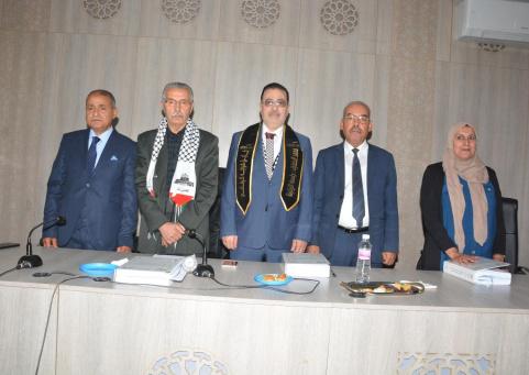 المستشار خليل الرفاعي ينال الدكتوراه بامتياز من جامعة الزيتونة التونسية 