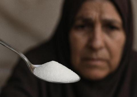 التحلية الخطرة: كيف يهدد السكر الصناعي صحة الغزيين في ظل الحرب والغلاء؟