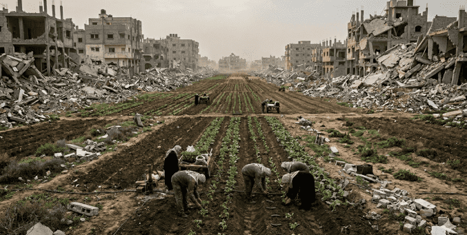 خاص| رغم الإبادة وشحّ الإمكانيات.. مزارعو غزة يحاولون إحياء أراضيهم!