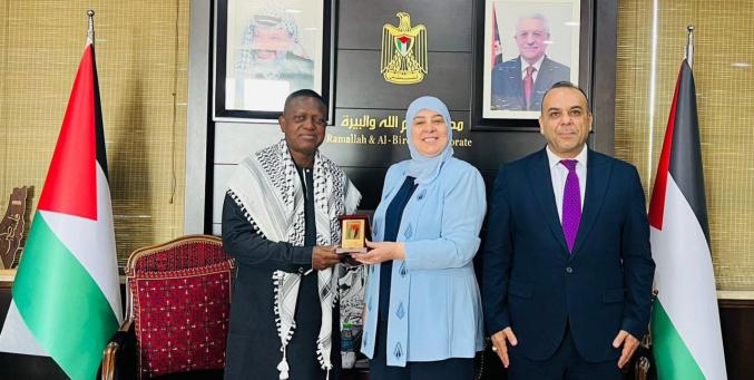 غنام تستقبل وتكرّم أمين عام اتحاد كتاب عموم إفريقيا وتؤكد دور الثقافة في إيصال صوت شعبنا للعالم