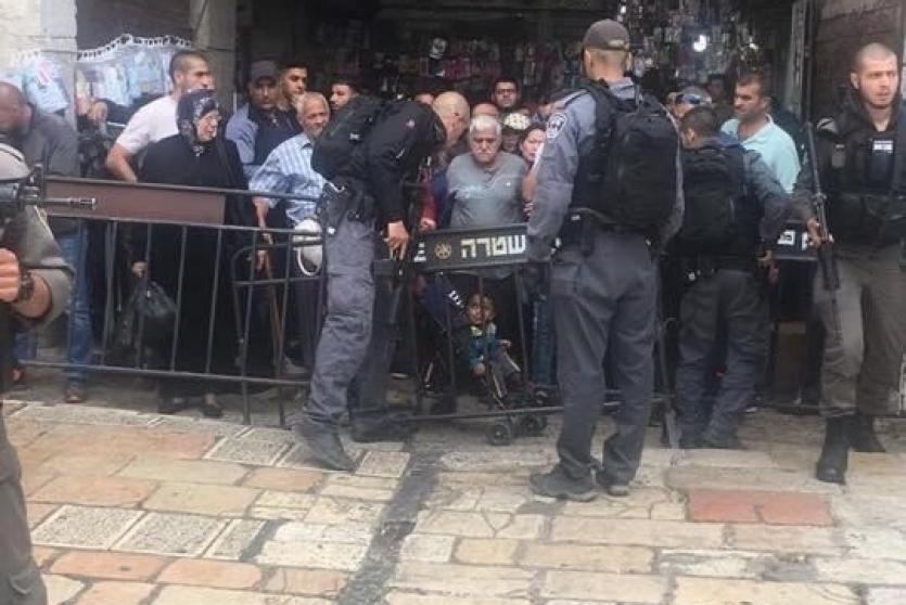 القدس: الاحتلال يغلق مداخل ومخارج البلدة القديمة