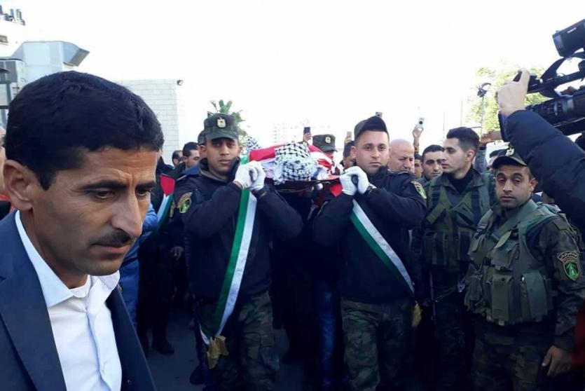تشييع جثمان الشهيد عودة  في قصرة