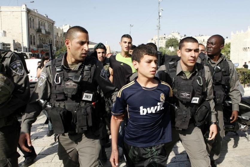 القدس: اعتقال سبعة مواطنين بينهم خمسة اطفال 