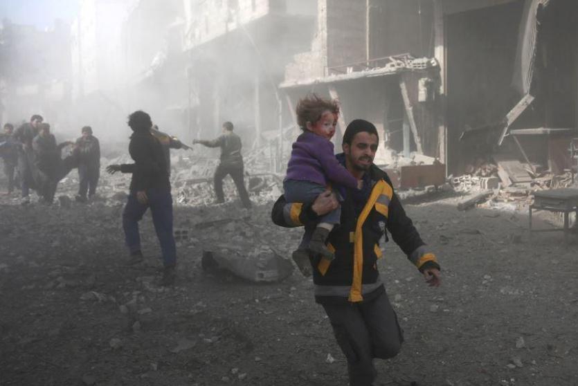 عشرات المدنيين يتعرضون للقصف في الغوطة الشرقية 
