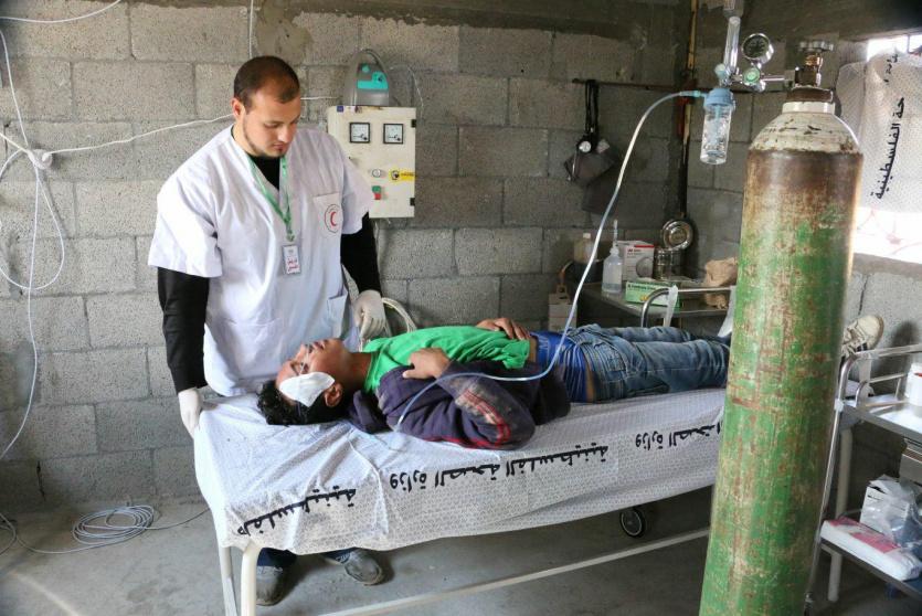 اصابات امس خلال مواجهات غزة