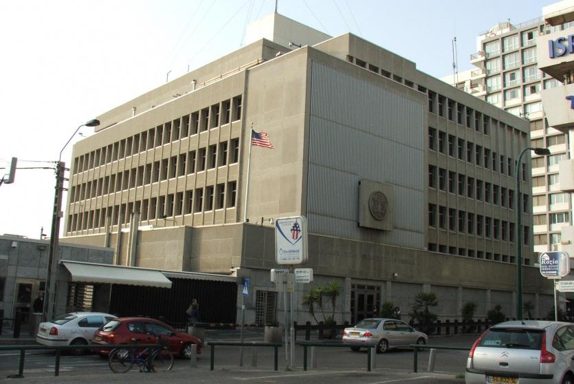 السفارة الامريكية في تل ابيب 