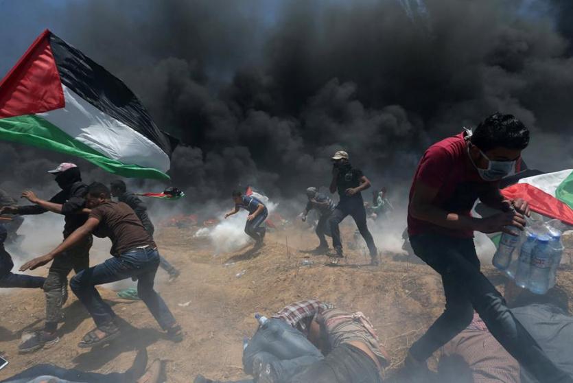 الاحتلال يقمع مسيرات سلمية في غزة