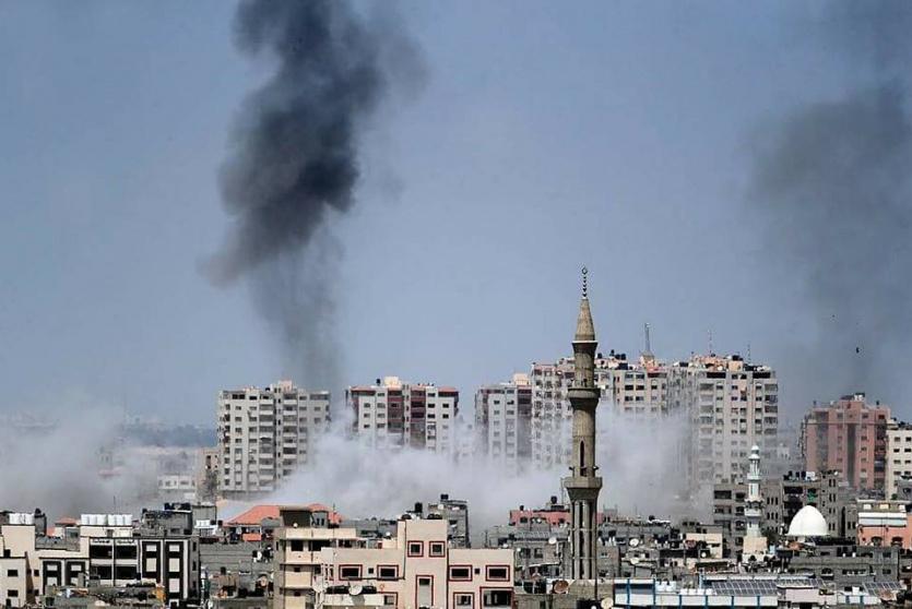 القصف الاسرائيلي  الاخير لغزة 
