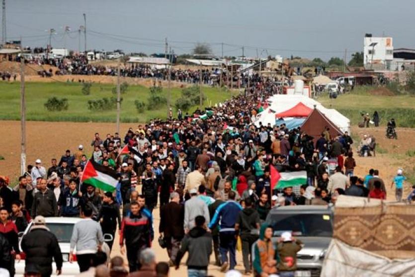 المسيرات في غزة 