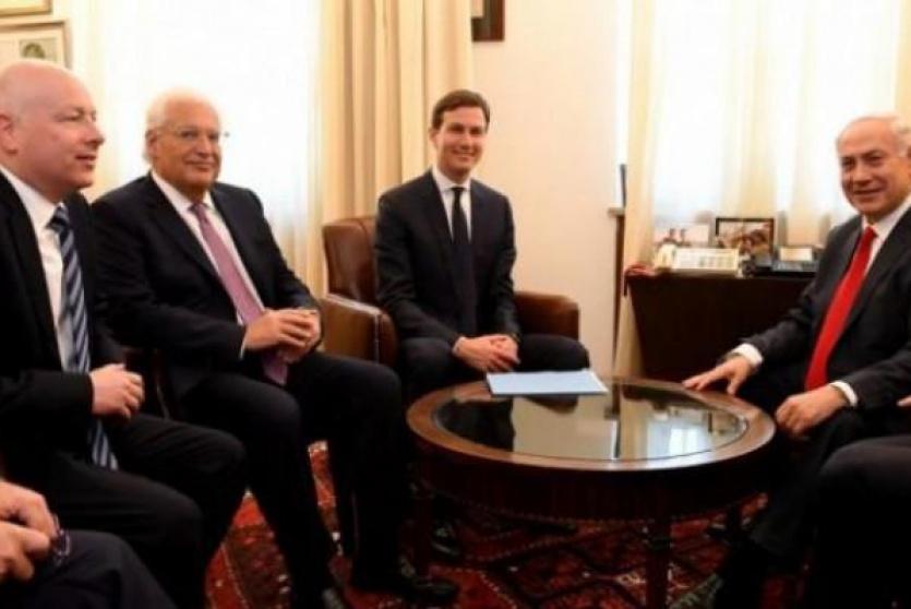 لقاء سابق بين نتنياهو ومبعوثي ترامب