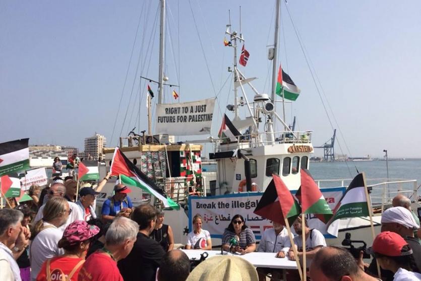 سفن كسر الحصار تواصل رحلتها نحو غزة