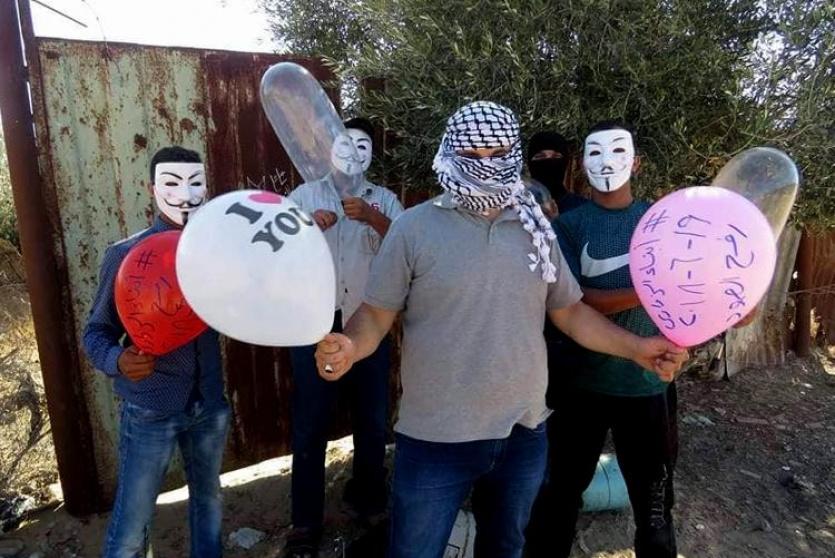 مطلقو البالونات الحارقة من غزة