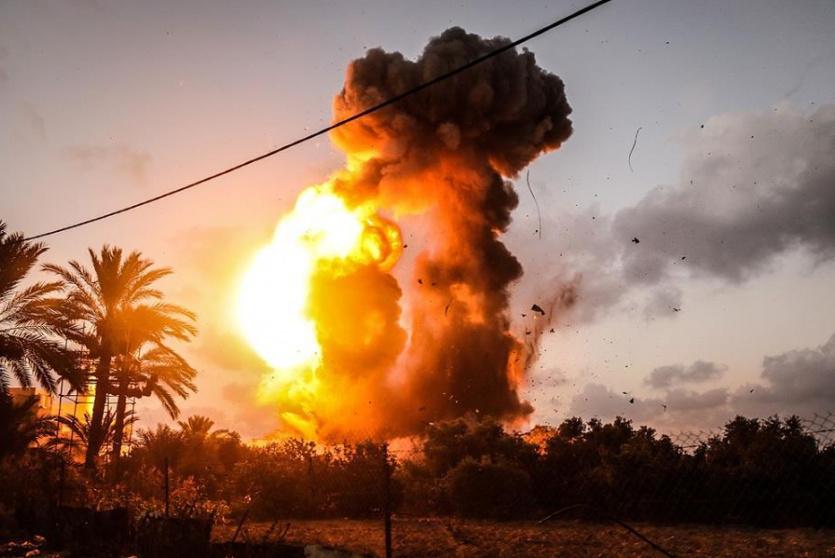 طائرات الاحتلال قصفت عدة مواقع في غزة