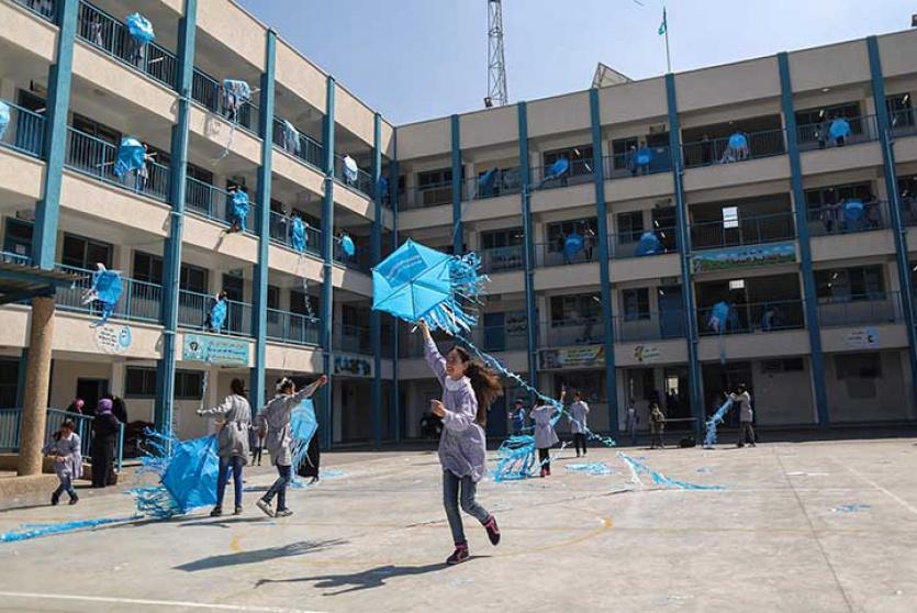  مدارس في غزة تابعة للاونروا
