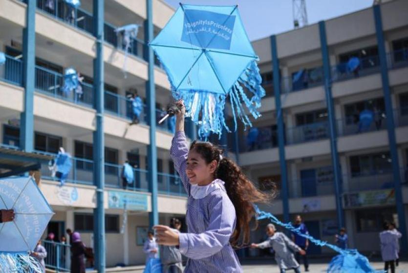 احدى مدارس الاونروا في غزة
