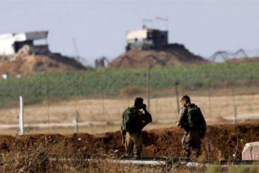 جنود الاحتلال قرب حدود قطاع غزة