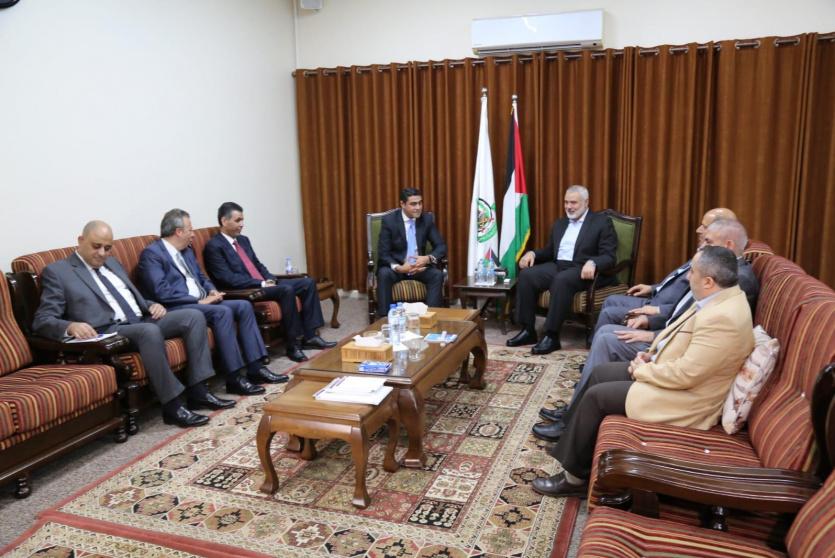 لقاء حماس بالمخابرات المصرية