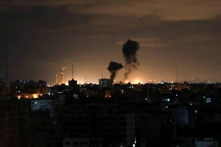 الغارات الاسرائيلية على غزة 